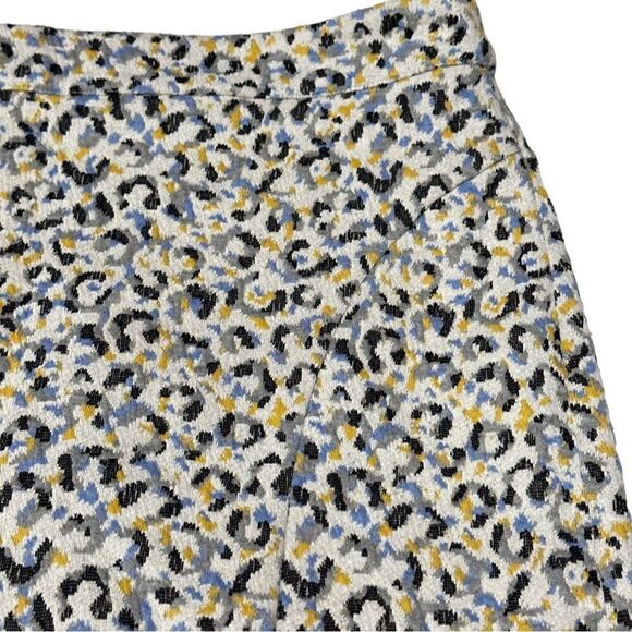 Anthropologie Maeve Jacquard Leopard Print Skirt Size Small - Picture 5 of 12